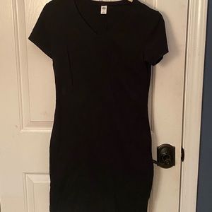 Basic Black V-neck dress